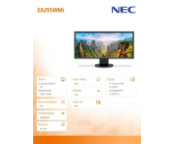 Nec MultiSync EA295WMi czarny - 406913 - zdjęcie 3